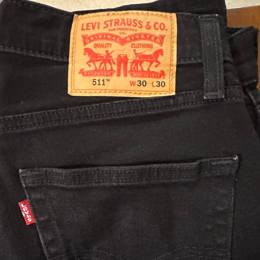 Levi Strauss Black 511 Jeans